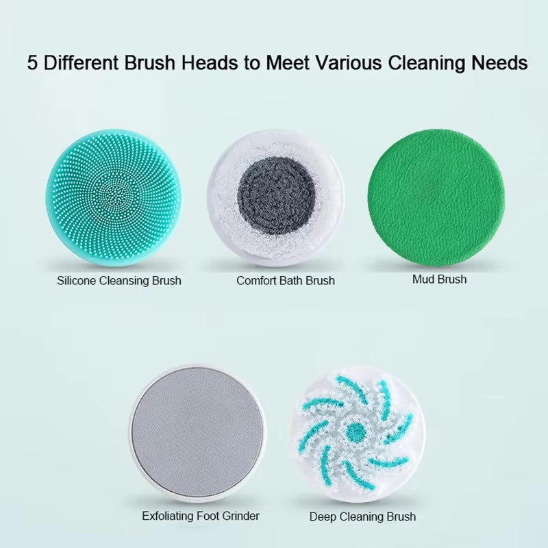 5 in 1 Electric Cleaning Brush USB Rechargeable