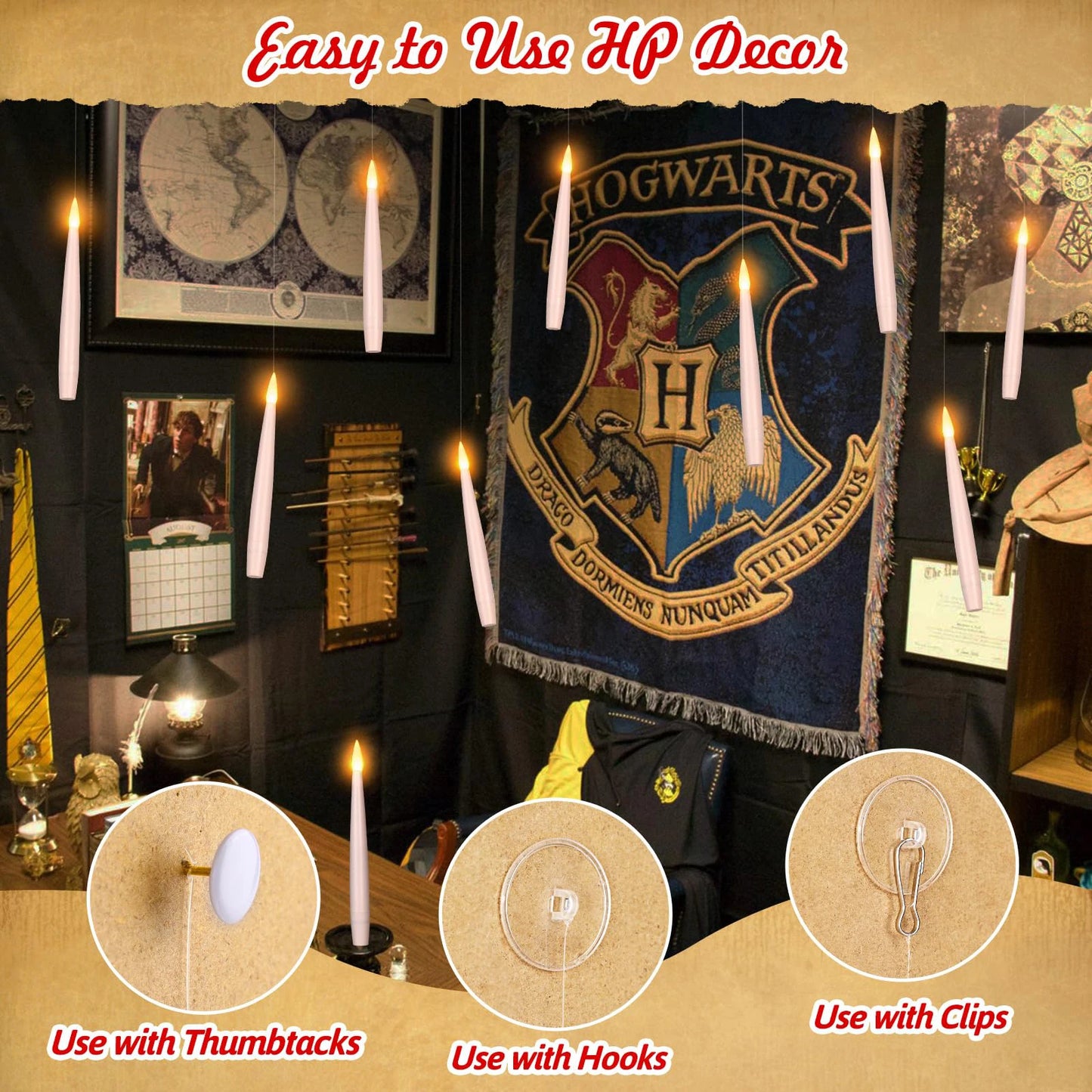 Remote Controlled LED Floating Candles