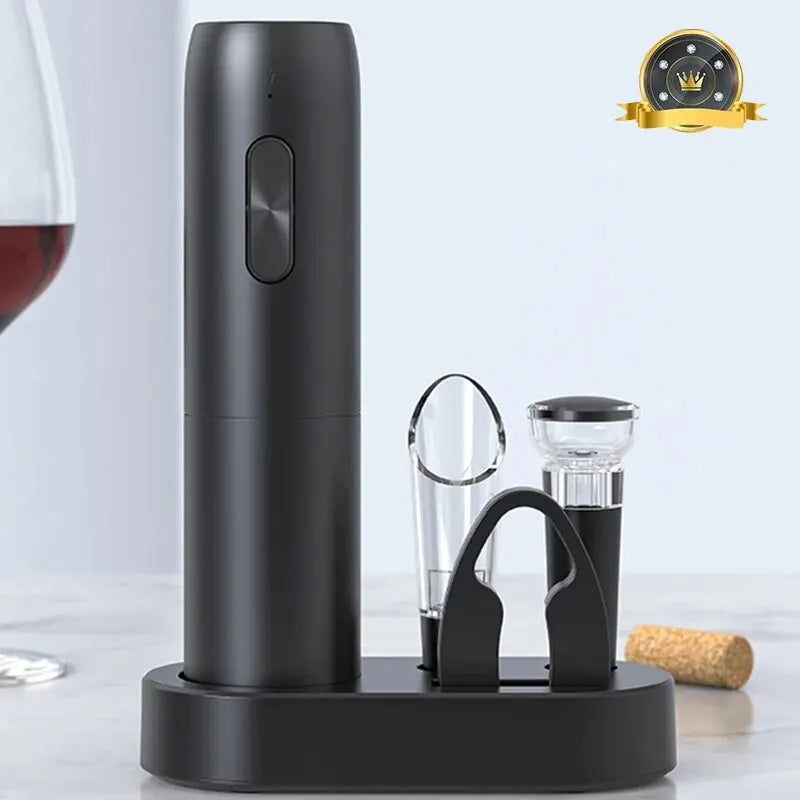 Rechargeable Electric Wine Bottle Opener Set