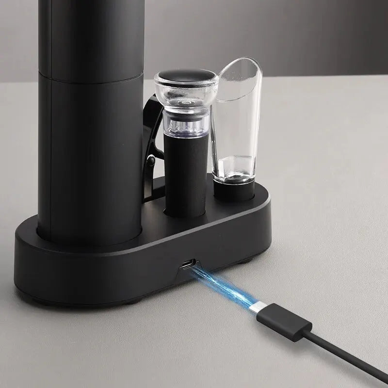 Rechargeable Electric Wine Bottle Opener Set