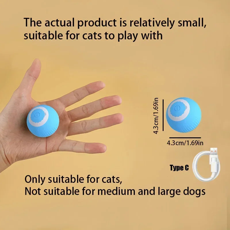 Automatic Rolling Electric Cat Toy Ball