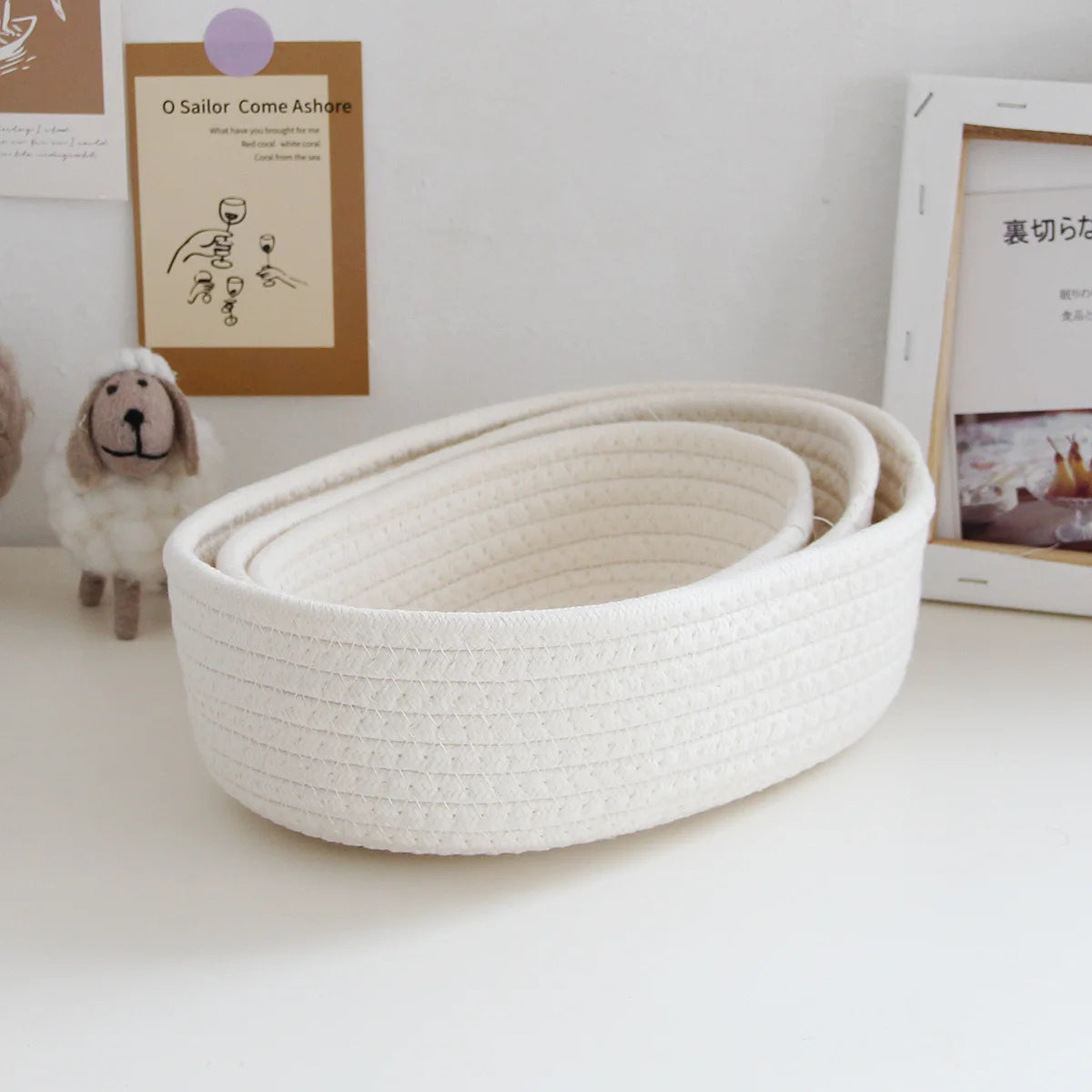 Multifunctional Woven Storage Baskets
