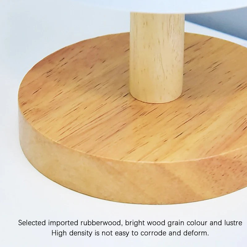 Dimmable LED Square Table Lamp – Elegant Fabric Lampshade for Cozy Bedroom Ambiance.