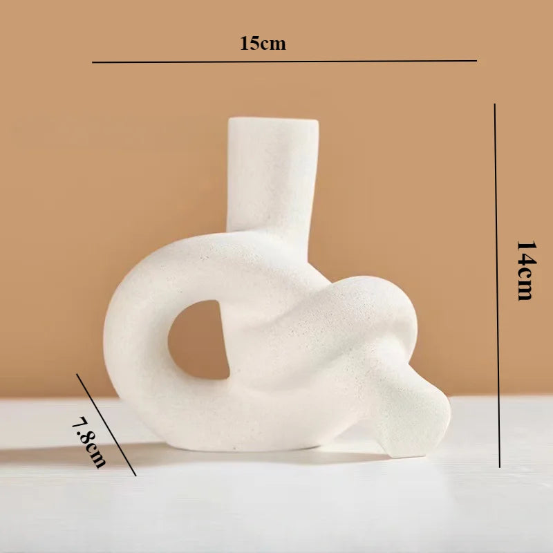 Resin Vase for Interior Decoration