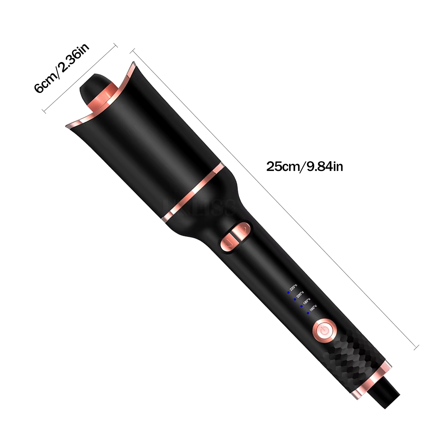 Automatic Rotating Ceramic Hair Curler