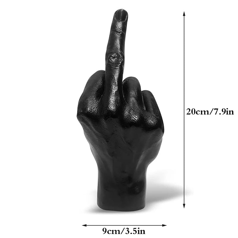  Creative Middle Finger Statue Resin Craft Sculpture 