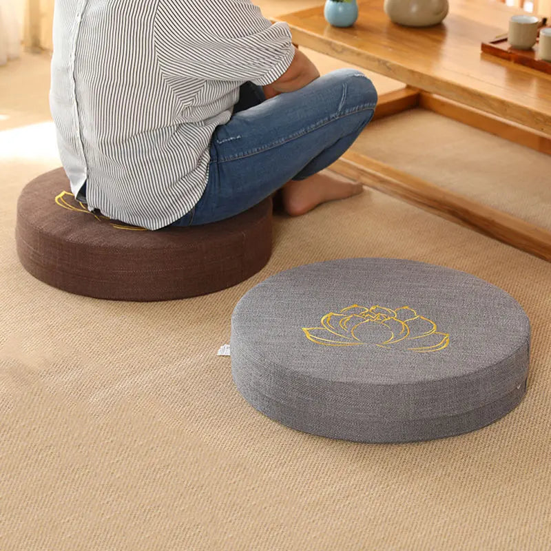 Japanese Meditate Backrest Cushion Mat (Washable)