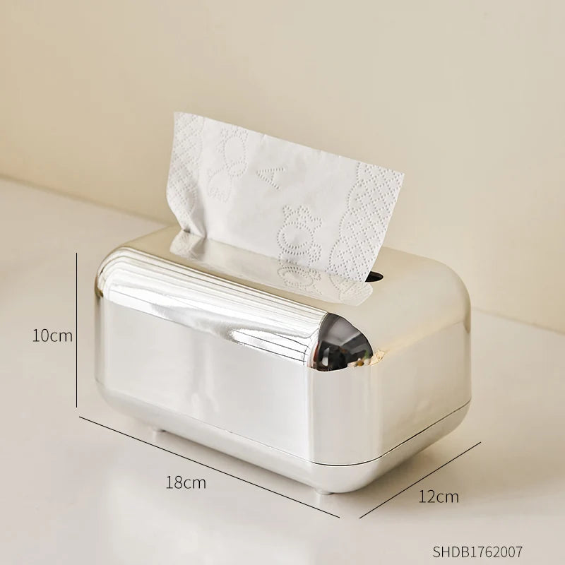 Luxury Tissue Box Gold/Silver for Home Decor