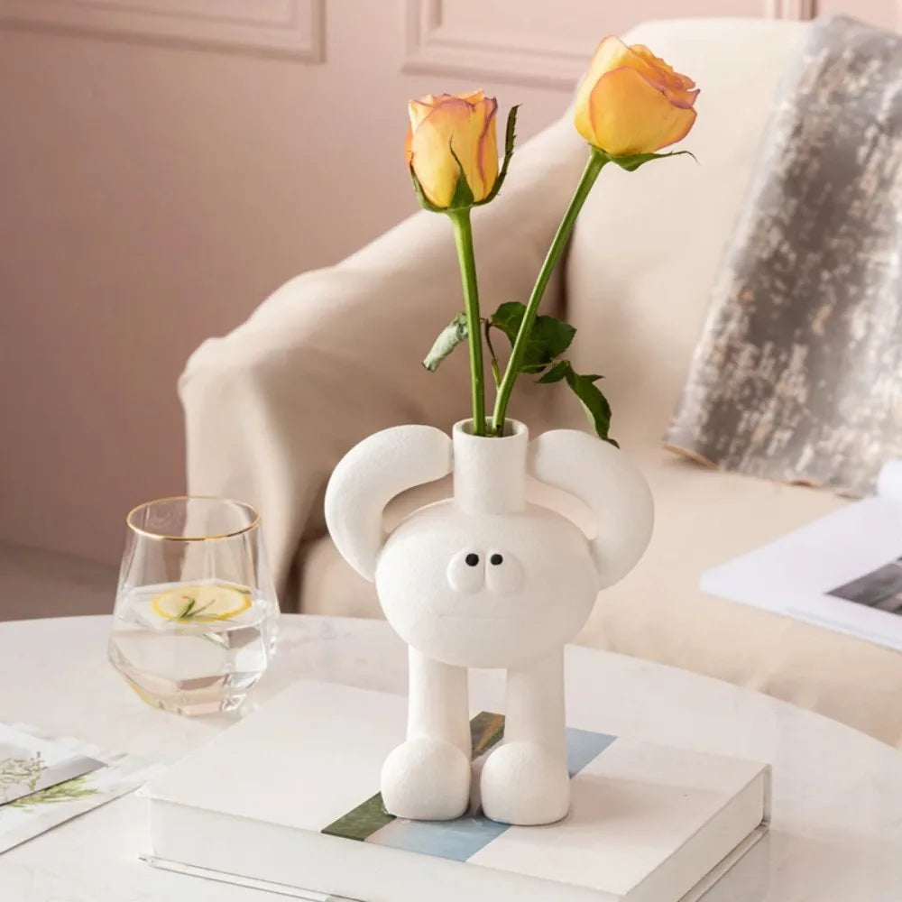 Resin Vase for Interior Decoration