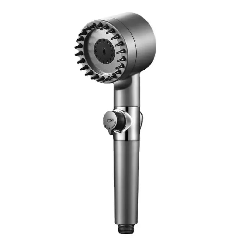 High-Pressure 3-Mode Shower Head with Massage Brush