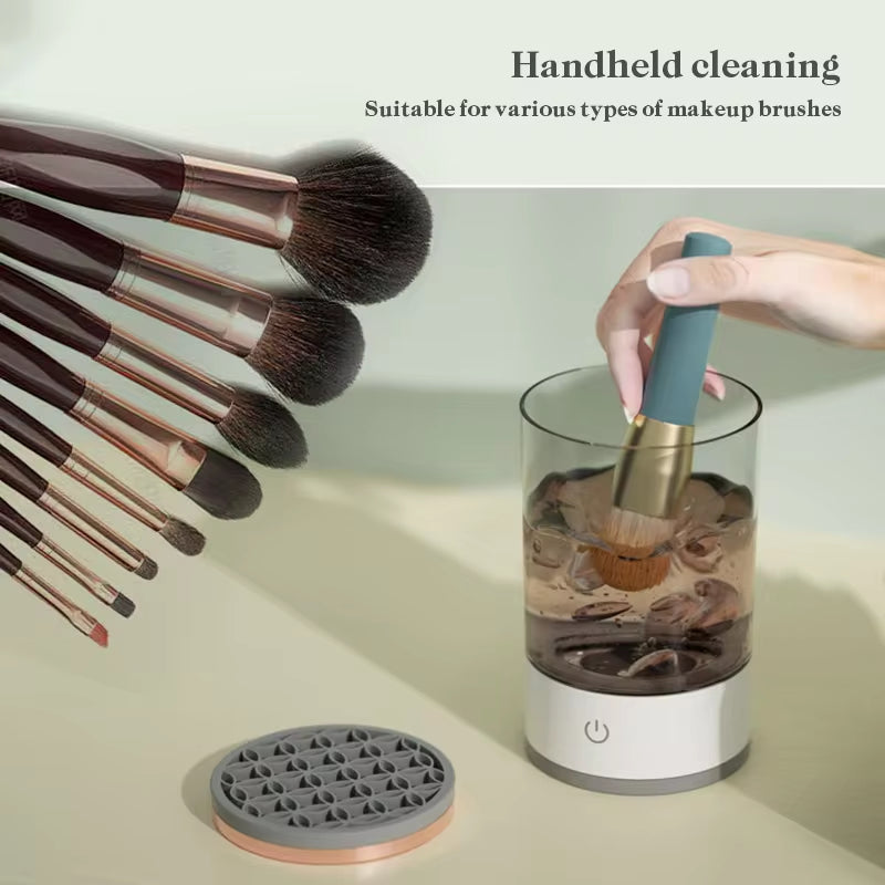3-in-1 Electric Makeup Brush Cleaner 