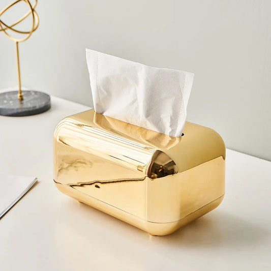 Luxury Tissue Box Gold/Silver for Home Decor