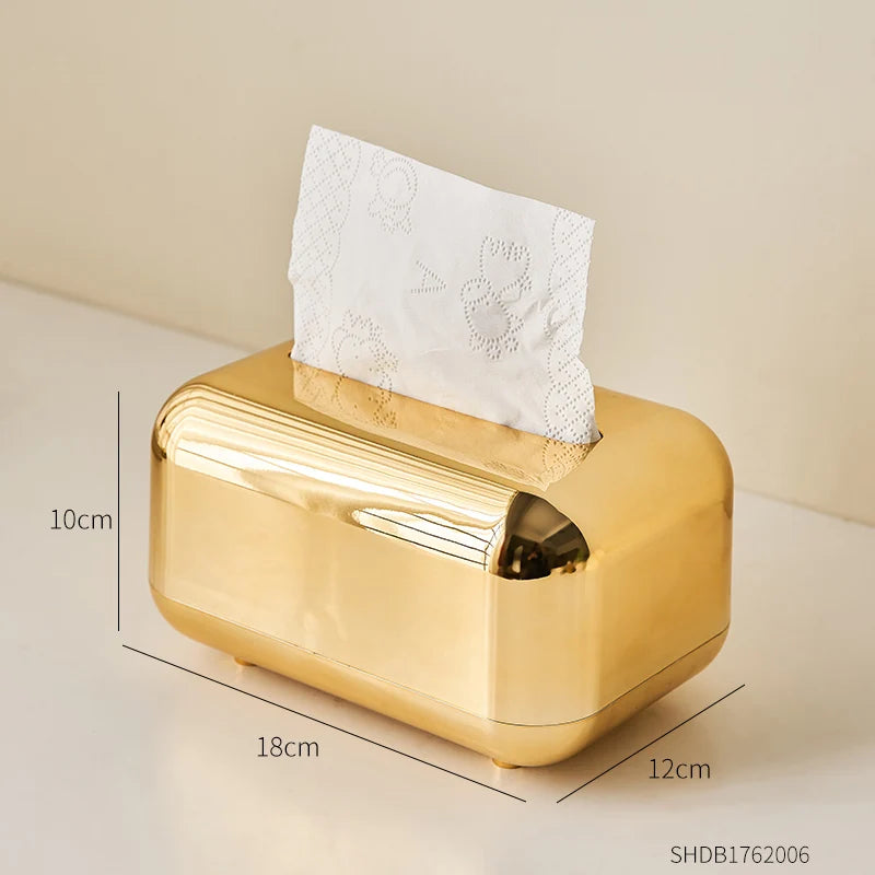 Luxury Tissue Box Gold/Silver for Home Decor