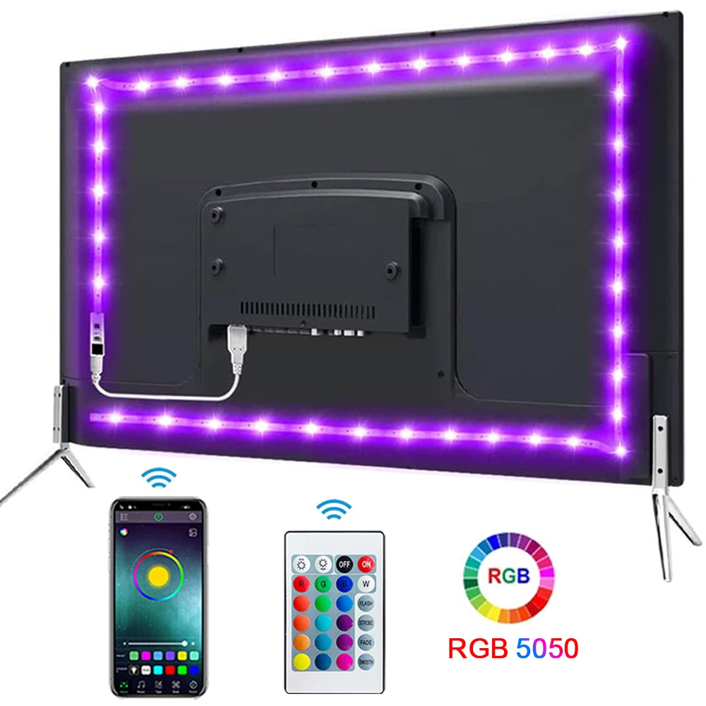 Bluetooth USB LED Strip Light 