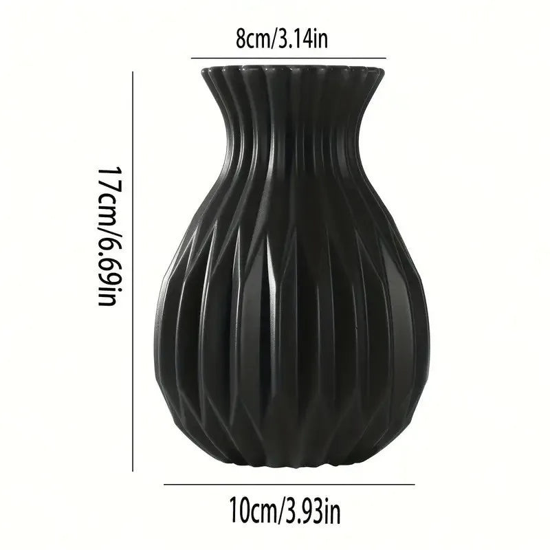 Nordic Imitation Ceramic Vase: Elegant Decor for Living Rooms and Weddings