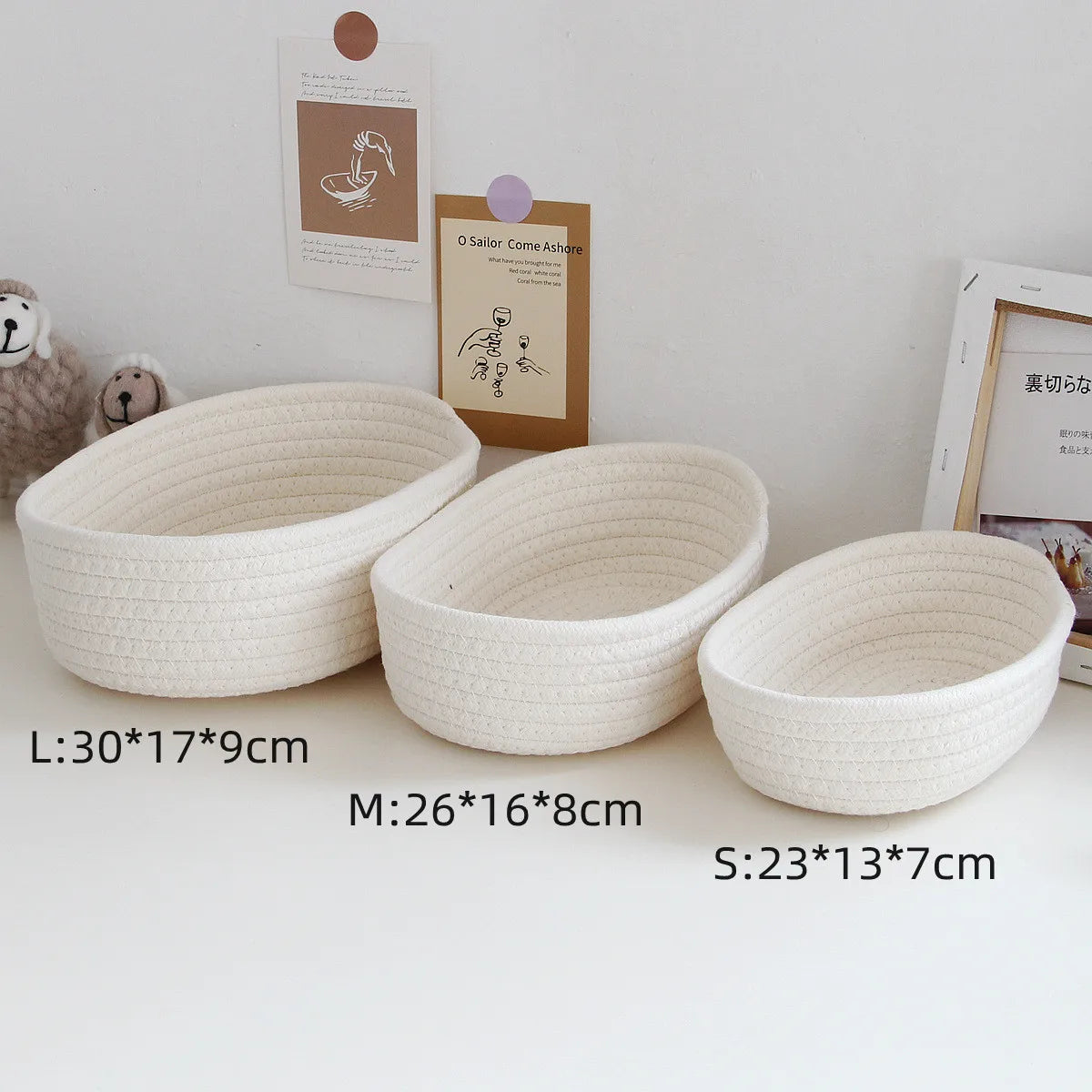 Multifunctional Woven Storage Baskets