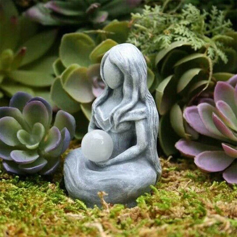 Goddess Statue Creative Cafe Resin Sculpture  