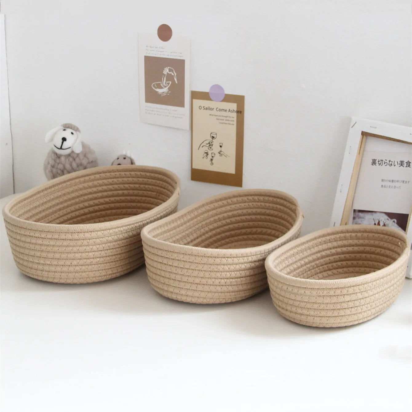 Multifunctional Woven Storage Baskets