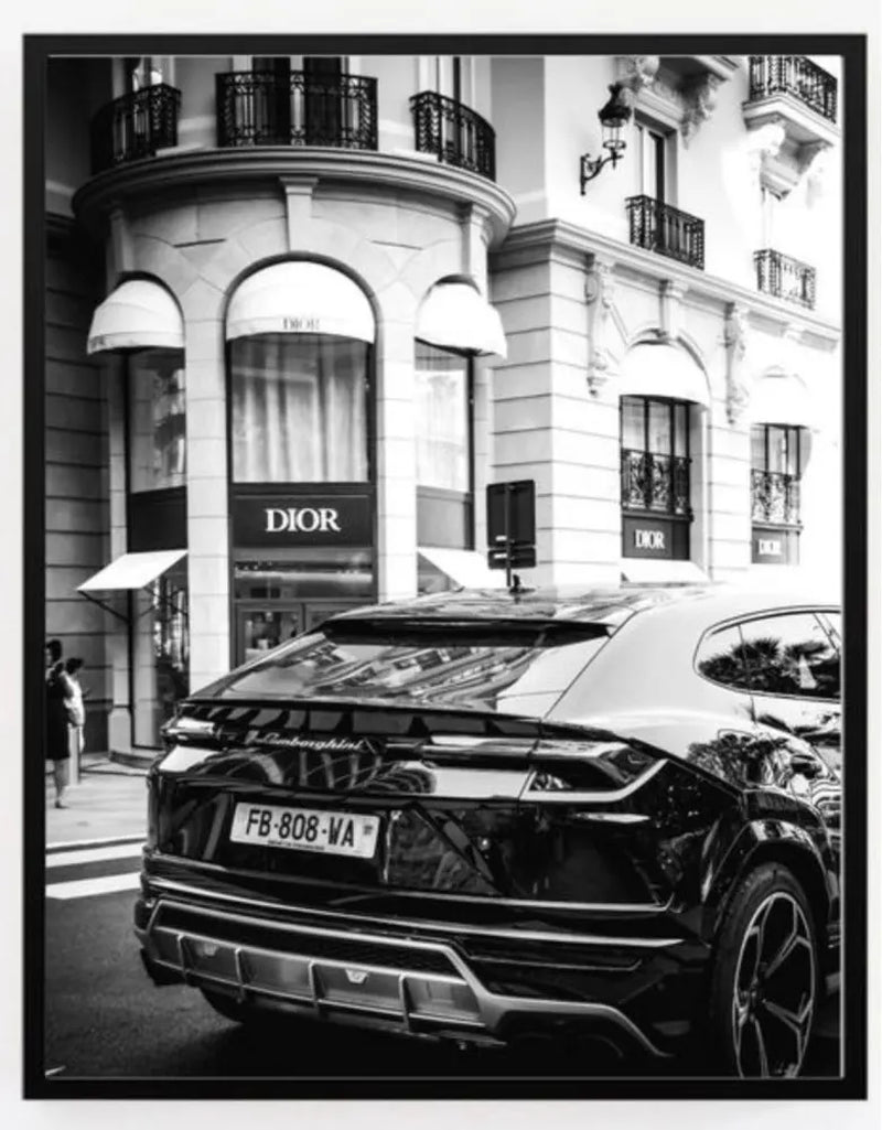Luxury Gclass Super Car Canvas Wall Art Fashion Poster Print for Home Decor