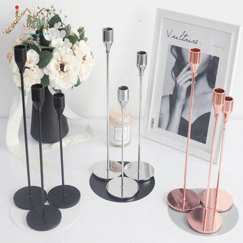 Luxury Metal Candle Holders for Exquisite Home Decoration