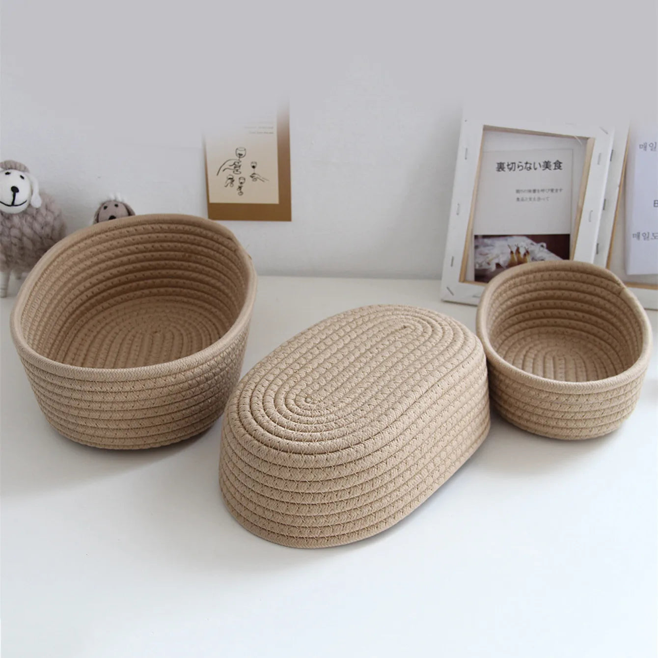 Multifunctional Woven Storage Baskets