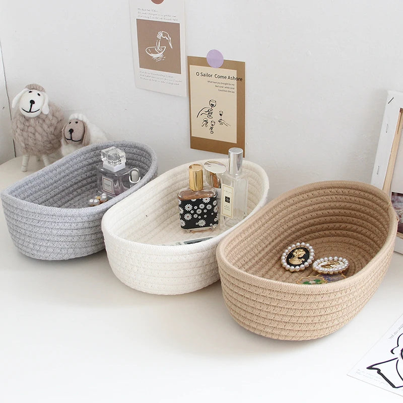 Multifunctional Woven Storage Baskets
