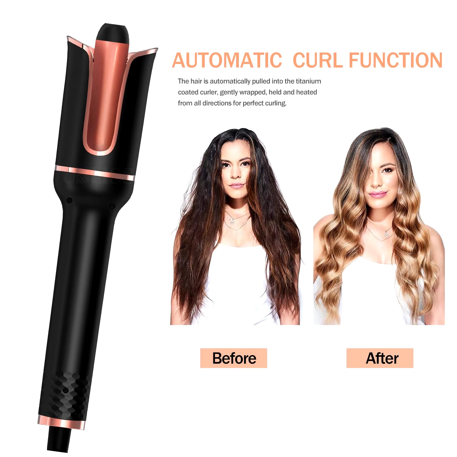 Automatic Rotating Ceramic Hair Curler